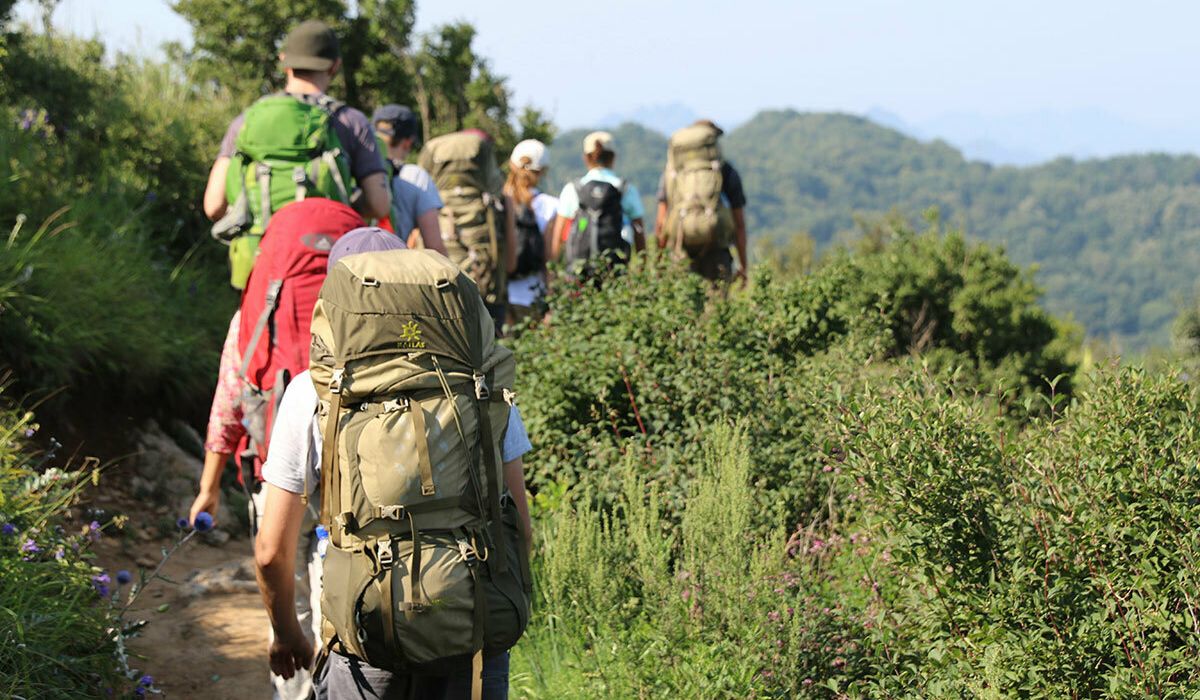 Groupe de randonneurs